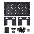 Black Steel Cargo Basket for Jeep Wrangler JK JL (2007–2026) Unlimited 4-Door