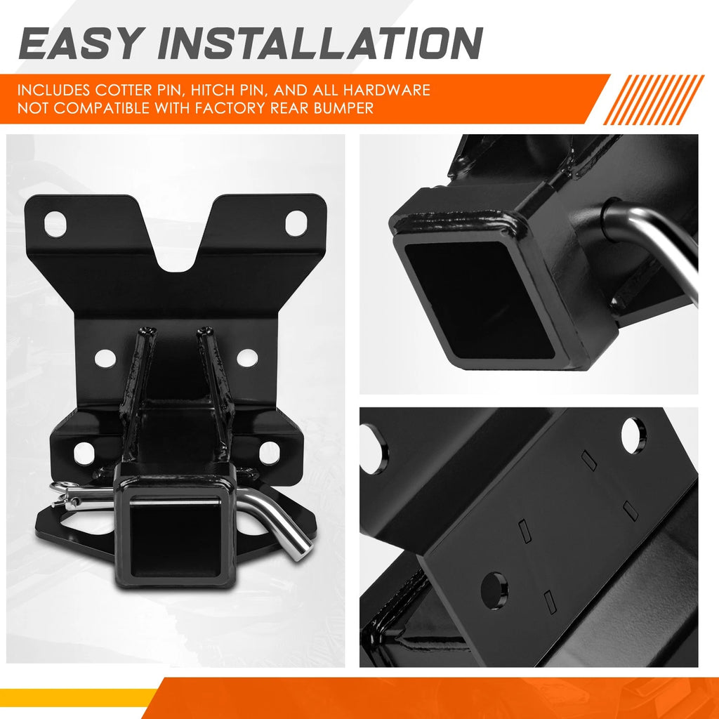 Heavy-Duty Steel 2" Tow Receiver Trailer Hitch for Can-Am Maverick X3 (2017–2023)