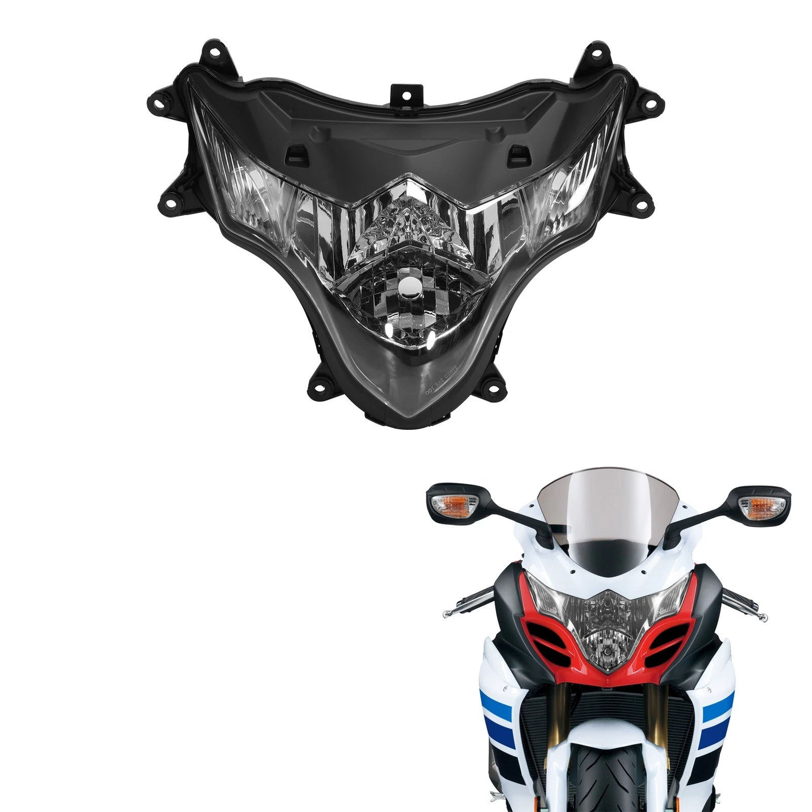 Front Headlight Lamp Assembly for Suzuki GSXR1000 (2009–2016)