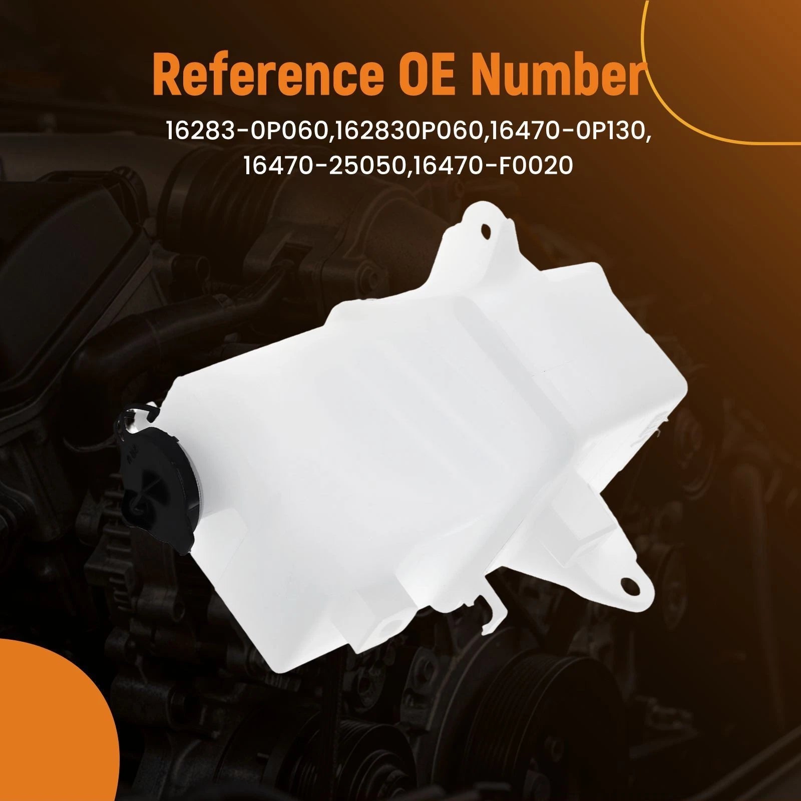 Coolant Assembly with Cap for Toyota RAV4 (2019–2021) 16470-0P130 TO3014141