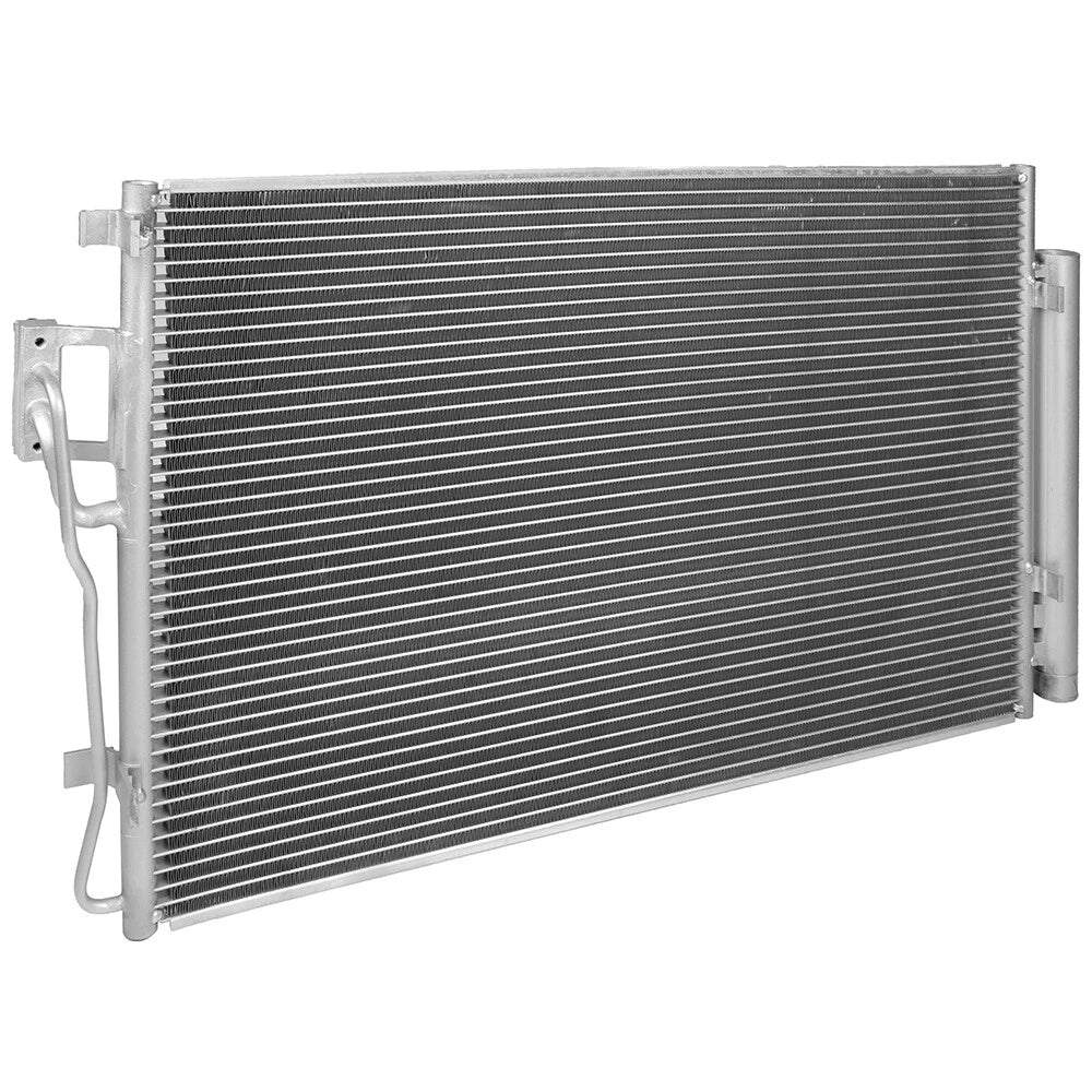 AC Condenser and Cooling Fan Kit for Kia Sorento (2011–2013)