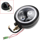 Set of 4 Beam Headlight Fog Lamps for Racer Bobber Chopper