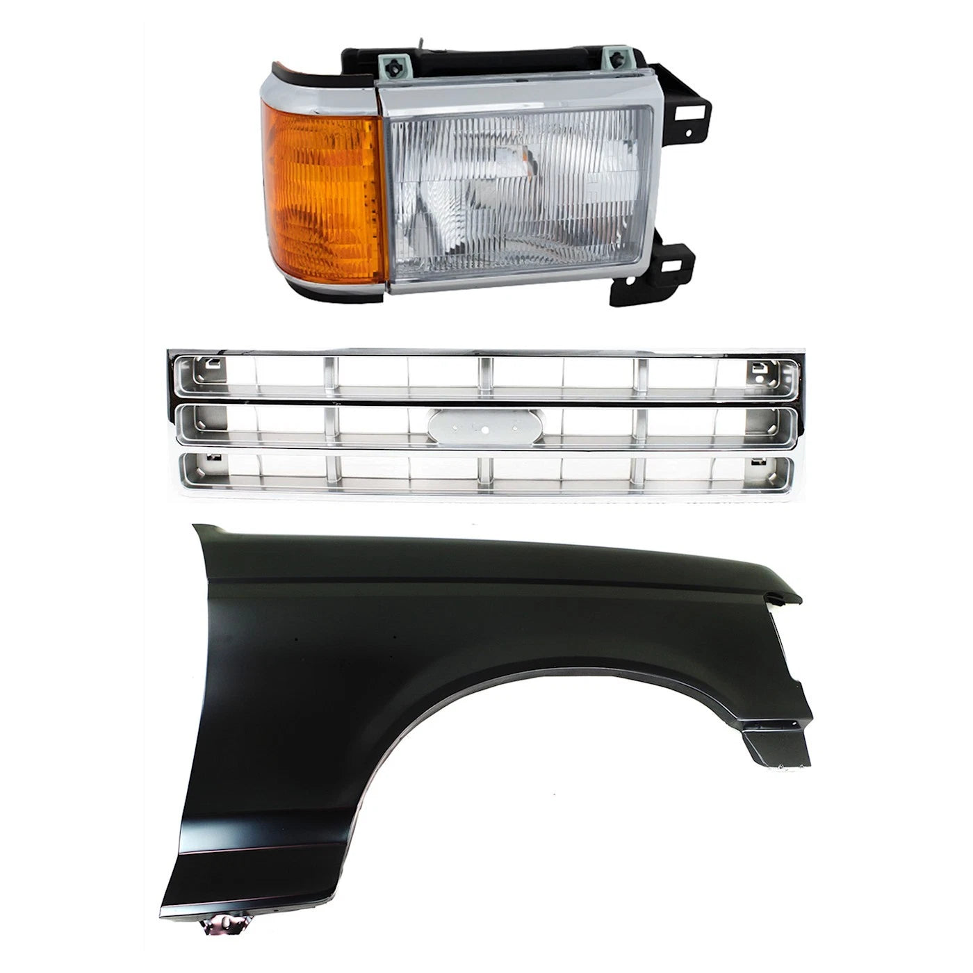 Fender and Headlight Kit for Ford F-150, F-250 (1987–1988)