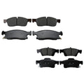 Akebono ProACT Ceramic Disc Brake Pad Kit for Durango Grand Cherokee (2011–2020)
