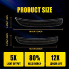 Set of 4 Dynamic RGB LED Side Marker Lights for Dodge Charger (2015–2022)