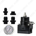 Universal Black AN8 Fuel Pressure Regulator with Boost & Fittings