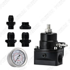Universal Black AN8 Fuel Pressure Regulator with Boost & Fittings