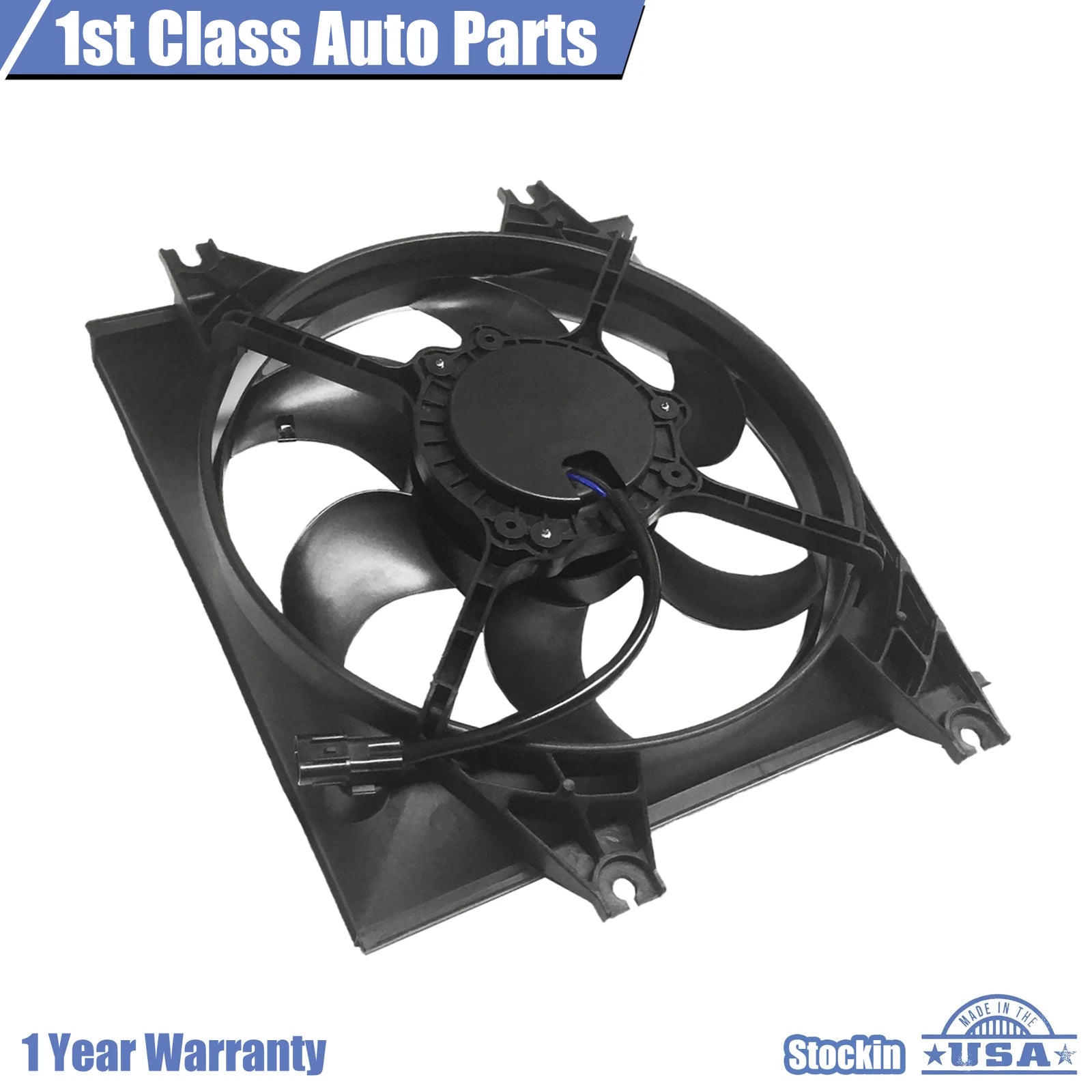 A/C Condenser Cooling Fan Assembly for Hyundai Accent (2000-2005)