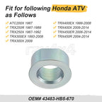 Rear Brake Stay Pin Guide for Honda Sportrax 300 400 TRX300EX TRX400EX (1993–2008)