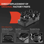 Ignition Coil & Iridium Spark Plugs Set for Ford Taurus