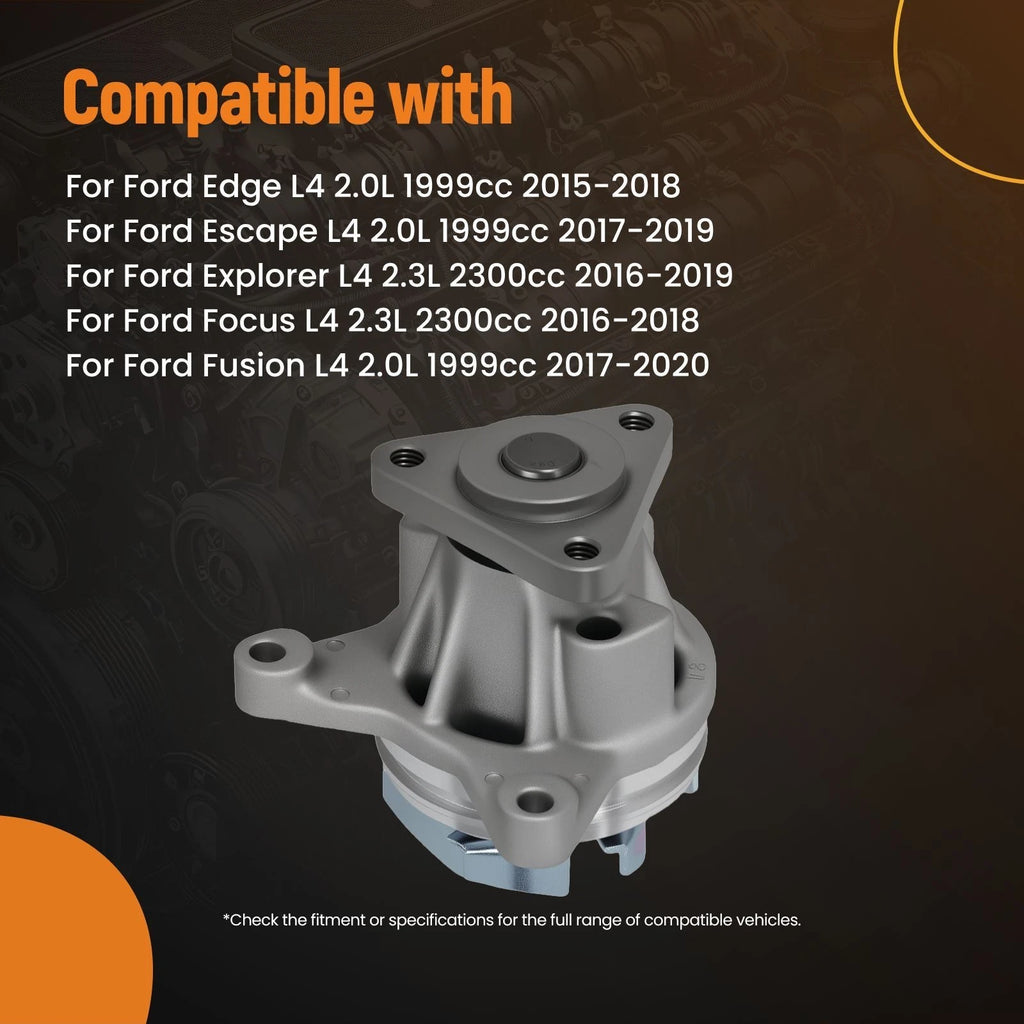 Coolant Water Pump for Ford Edge/Explorer 2.0L (2015–2019) EJ7Z8501A