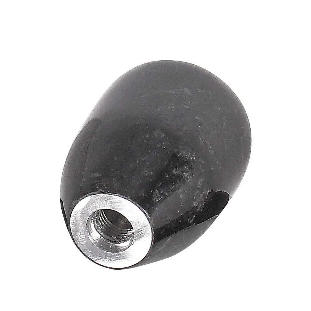 Black Forged Fiber Manual Gear Shift Knob Lever 61mm