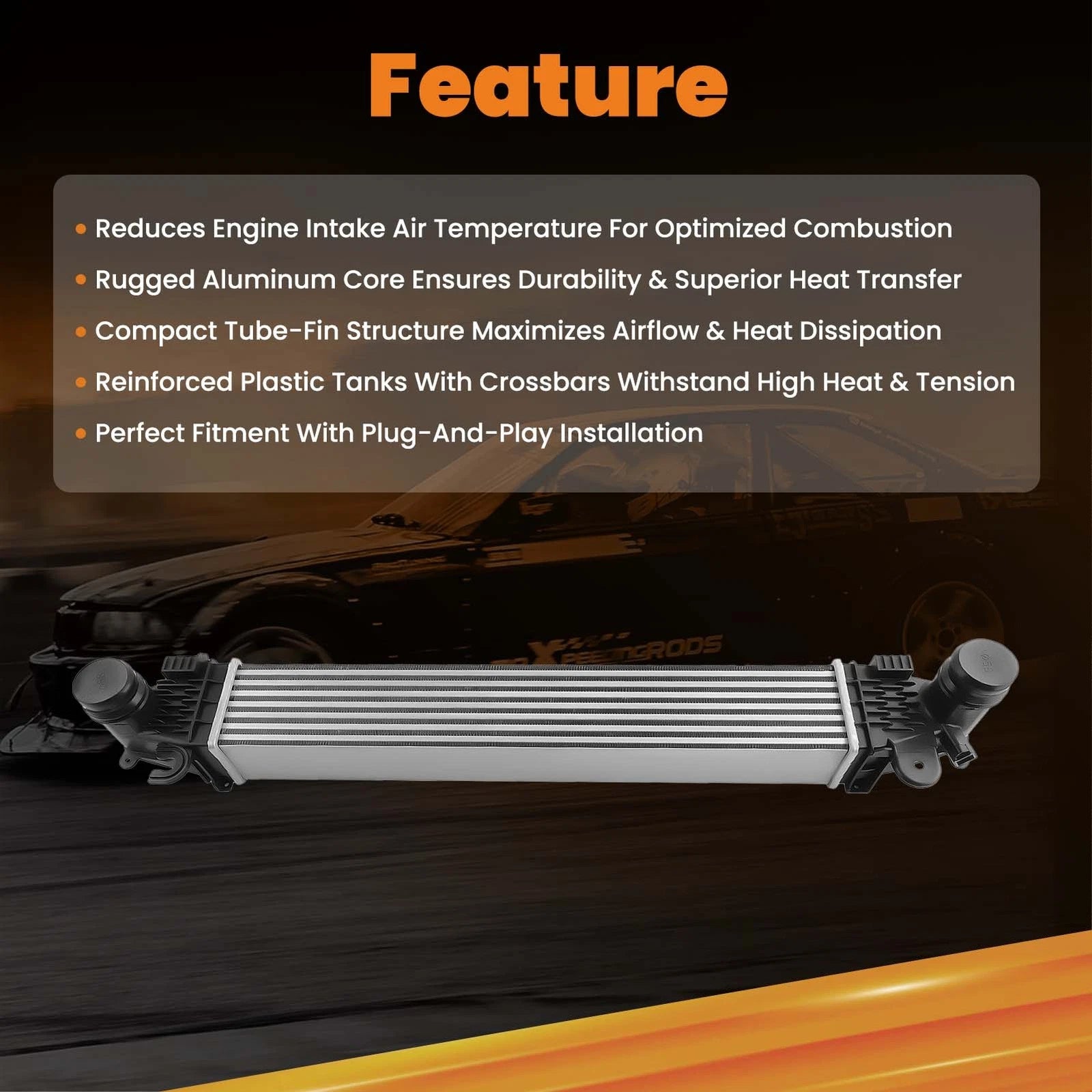Intercooler for Chevrolet Equinox, GMC Terrain 1.5L (2018–2022)