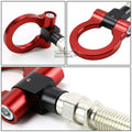 Aluminum Red Racing Towing Hook Kit for JDM Japanese Cars (1.88" Opening)