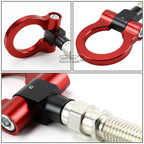 Aluminum Red Racing Towing Hook Kit for JDM Japanese Cars (1.88" Opening)