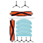 Replacement Brushes and Mop Cloths Kit for HomeRun Vacuum Robot (XU710001)