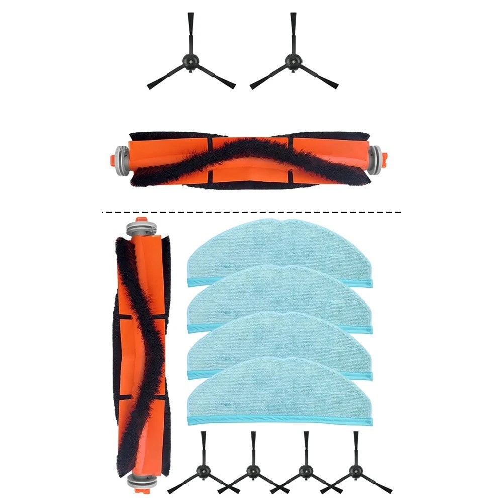 Replacement Brushes and Mop Cloths Kit for HomeRun Vacuum Robot (XU710001)