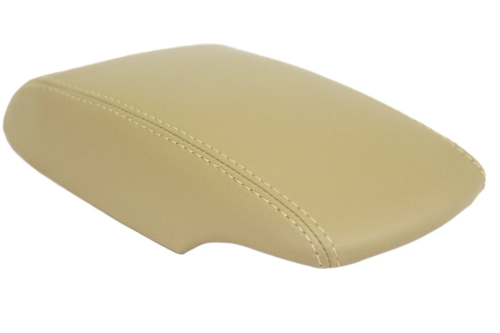 Center Console Armrest Cover for Nissan Sentra (2013–2019) Beige Leather