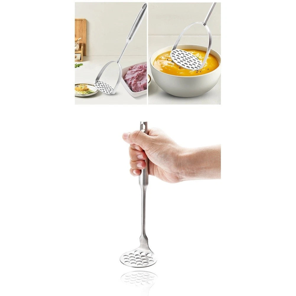Stainless Steel Potato Masher for Cooking (Professional)