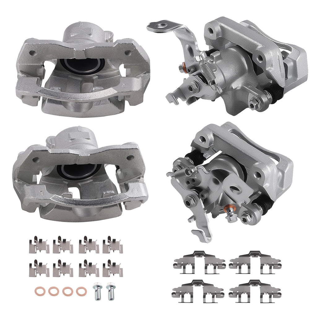 Set of 4 Disc Brake Calipers for Toyota Corolla (2014-2019)