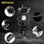 Set of 2 Front Complete Strut Shock for GMC Acadia, Buick Enclave