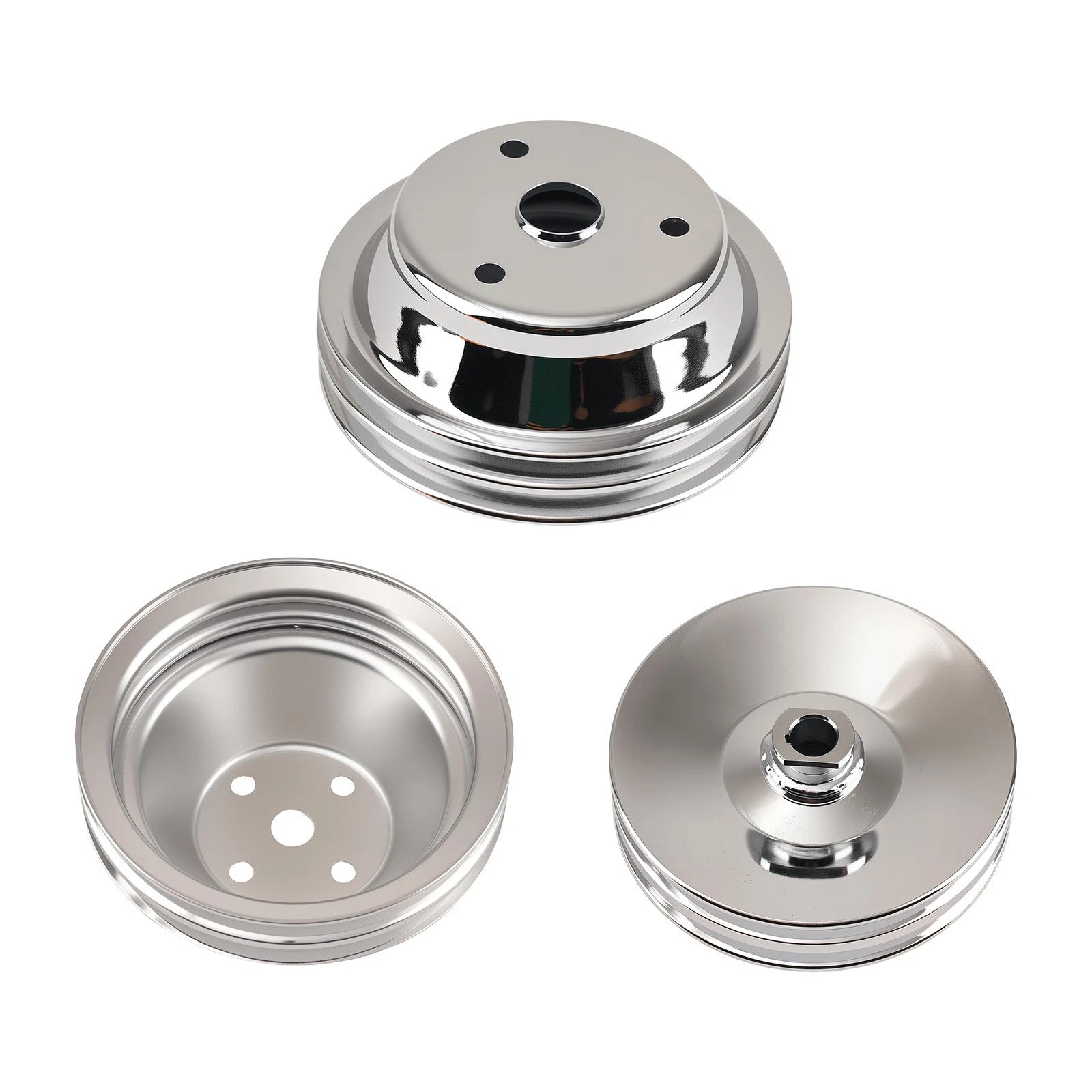 Water Pump Pulley for Small Block Chevy 283-350 (2 Groove)