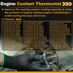 Engine Coolant Thermostat 12661950 for Chevrolet Avalanche V8 5.3L (2007–2013)