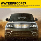6LED Amber/White Hazard Flash Strobe Light for Trucks (USA)