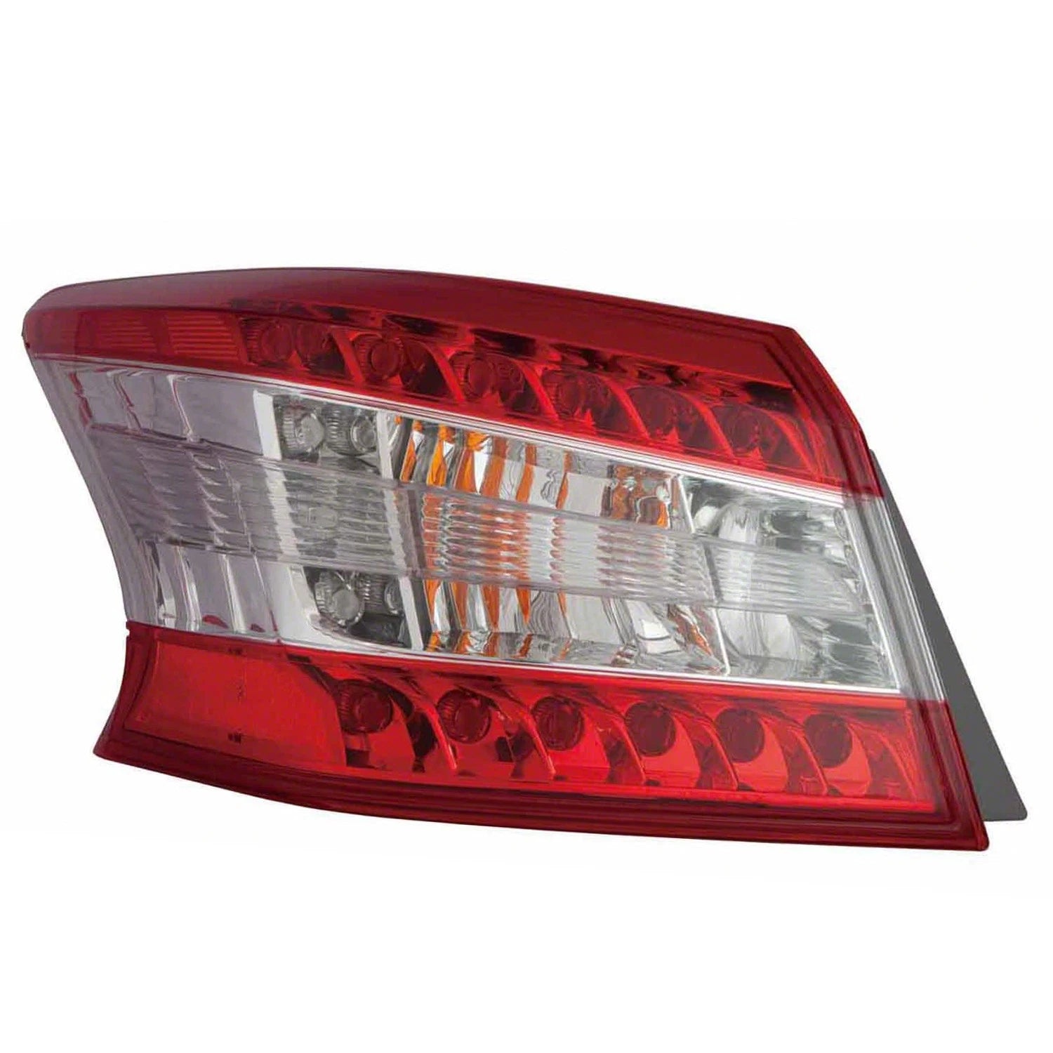 Outer Tail Light Assembly Passenger Side Replacement for Nissan Sentra (2013–2015)