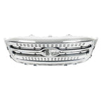 Chrome Grille Shell and Gray Insert for Ford Taurus (2010–2012)