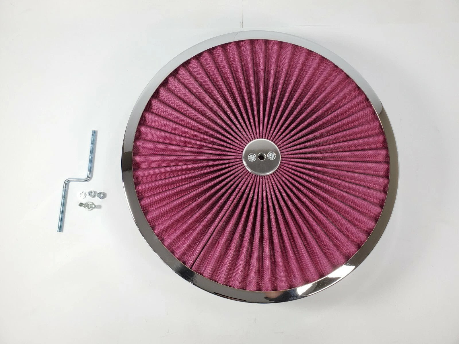 Washable Air Cleaner Assembly Chrome 4BBL Offset Base for Universal (2000–2026)