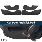 Set of 4 Car Door Anti Kick Pads for Honda Civic Type R FL5 (2023–2023) Carbon Fiber Black