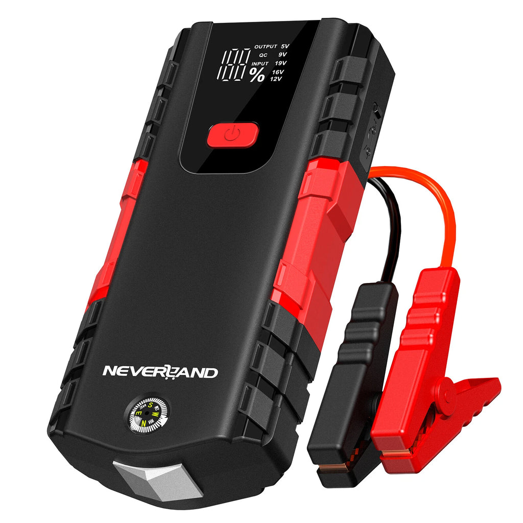 Car Battery Jump Starter for Universal Use (100000mAh, 2 USB Ports)