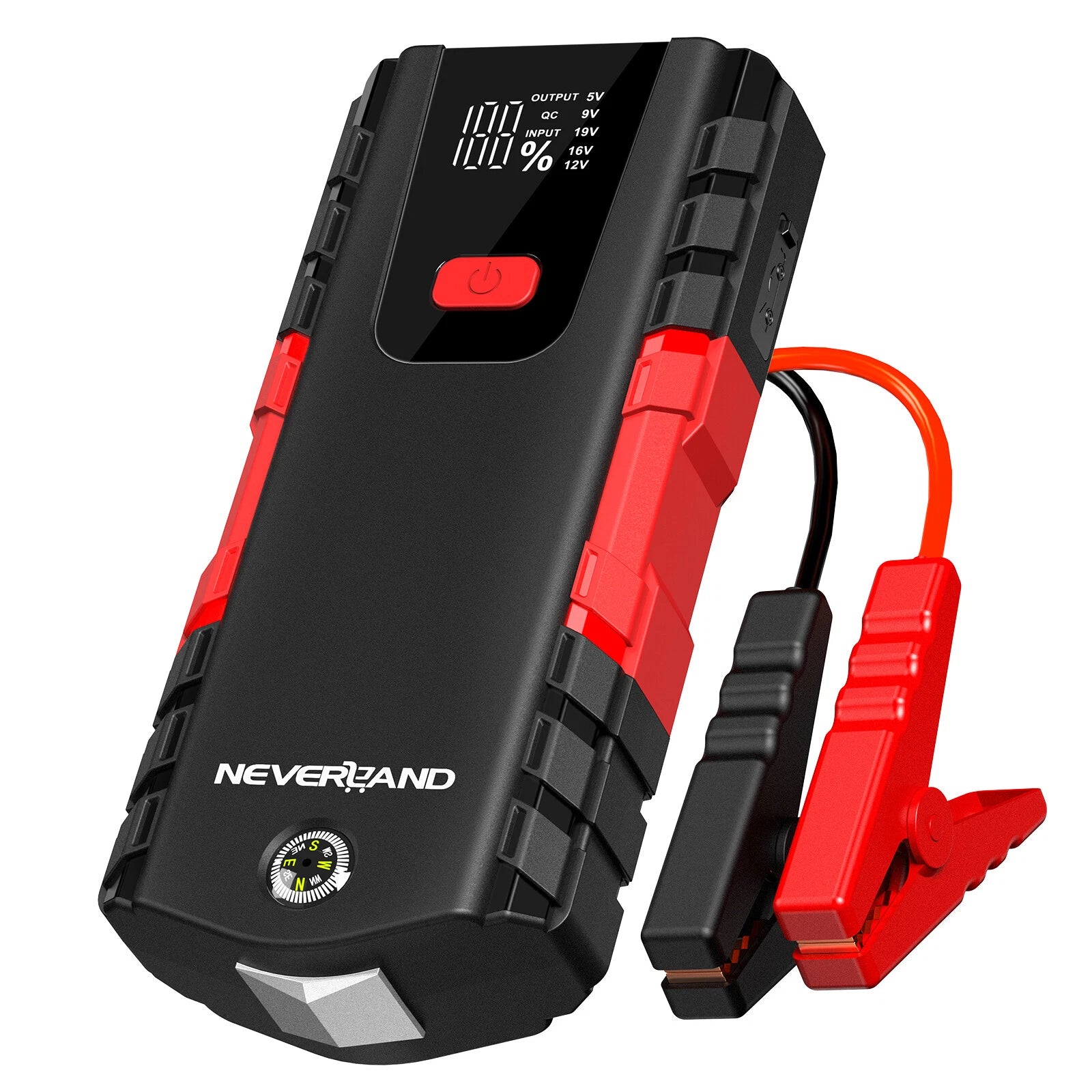 Car Battery Jump Starter for Universal Use (100000mAh, 2 USB Ports)