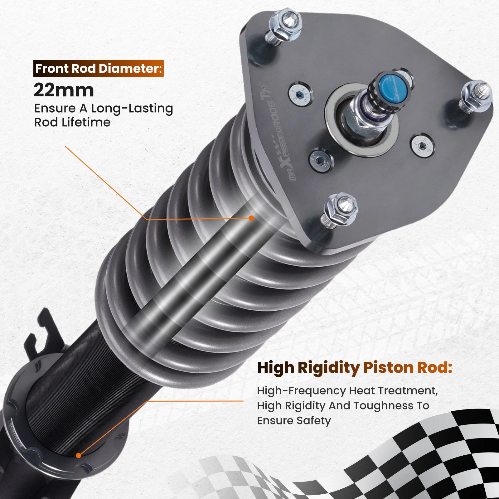 Coilovers Kit for Subaru Impreza WRX, Forester (2002-2008)