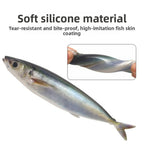 3D Silicone Mackerel Lure for Bass Trout (15cm, 33.5g)