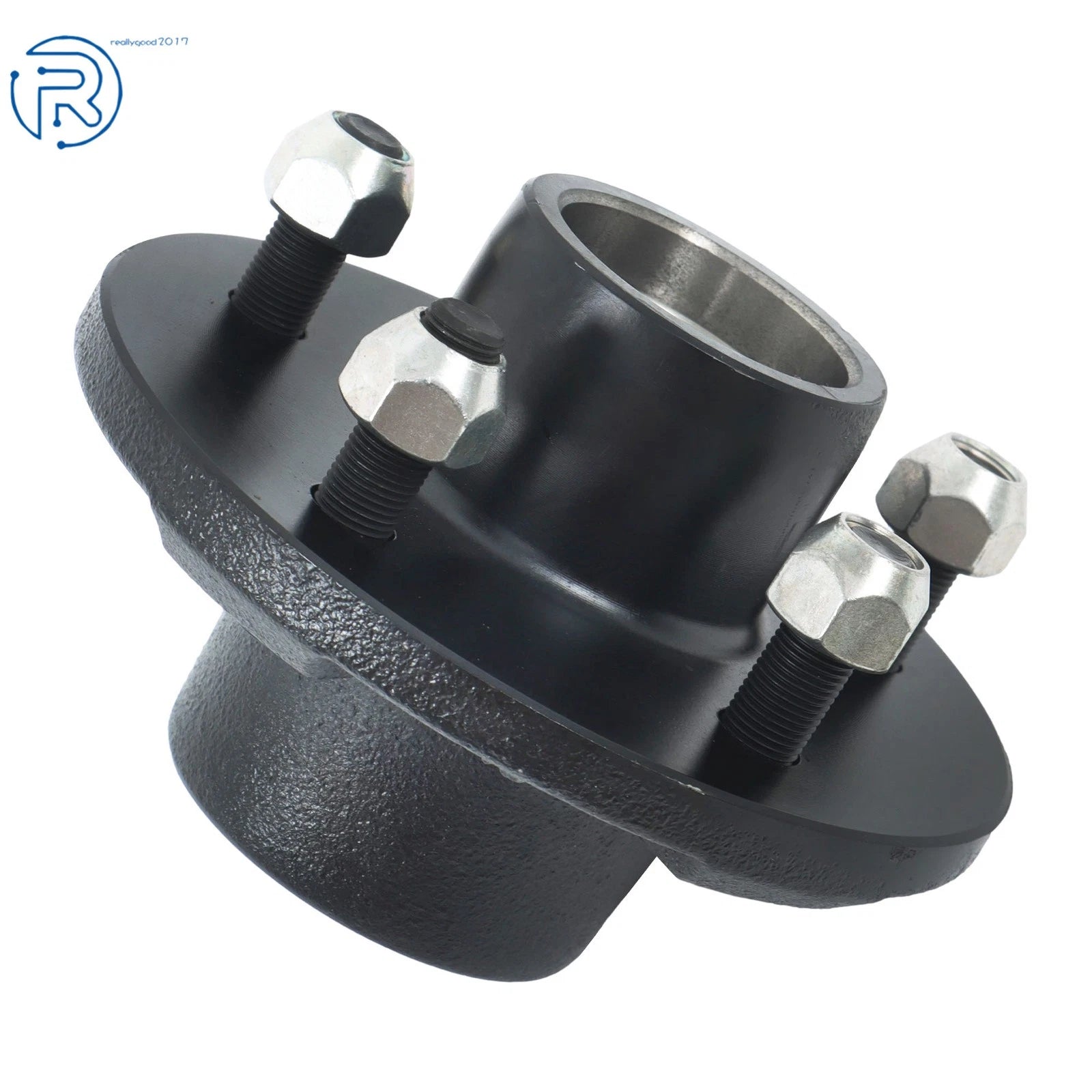 2X Trailer Idler Hub for 3500lbs Axle (5 on 4.5", Round Spindle)