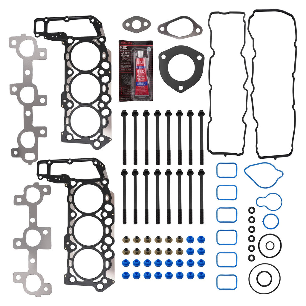 Head Gasket Bolts Set for Dodge Dakota Durango 3.7L V6 2005-2010 HS26229PT-1