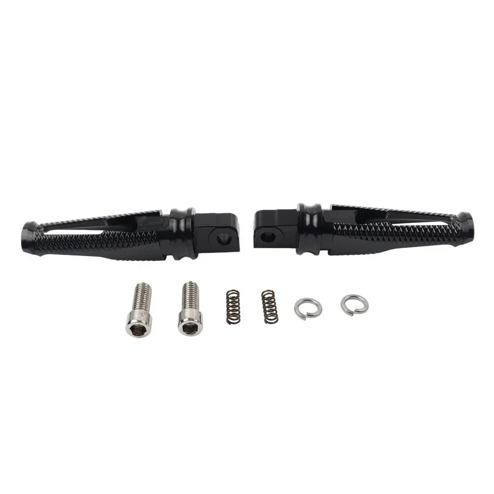 Black Rear Foot Pegs for Suzuki GSXR600 GSXR750 GSXR1000 (2001-2023)