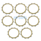 Clutch Friction Plate Kit for Kawasaki ZX750 Ninja 750R GPX750R (1987–1990) 13088-1051