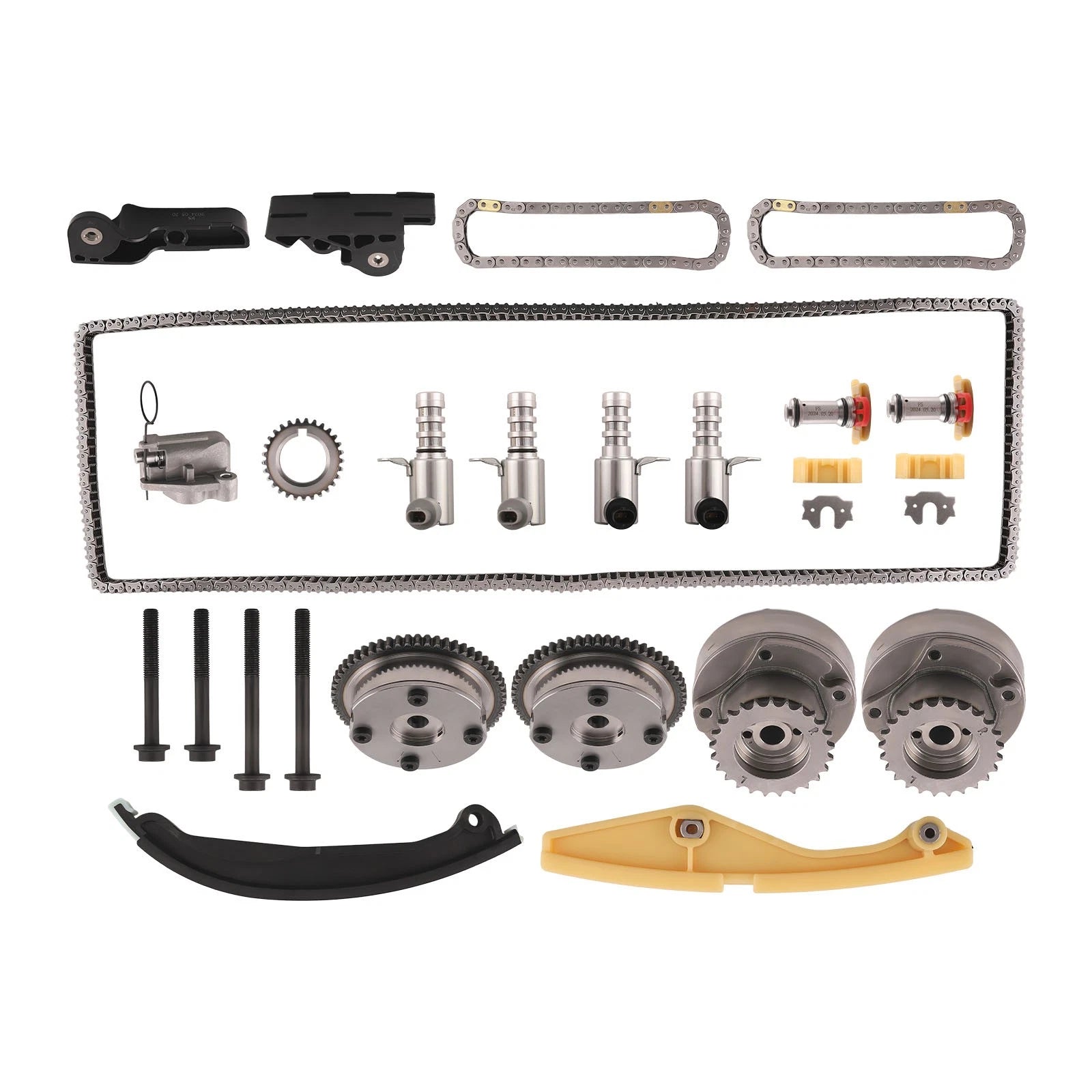 Timing Chain Kit + 4 VVT Solenoids for Lincoln Nautilus (2019–2023) AT4Z6256B
