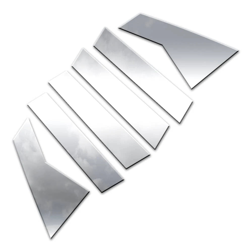 Diamond Grade 6pc Stainless Steel Pillar Post Covers for 2016-2024 Mazda CX-9