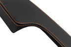 Leather Synthetic Console Armrest Cover for Honda Civic (2001–2005) Orange Stitch