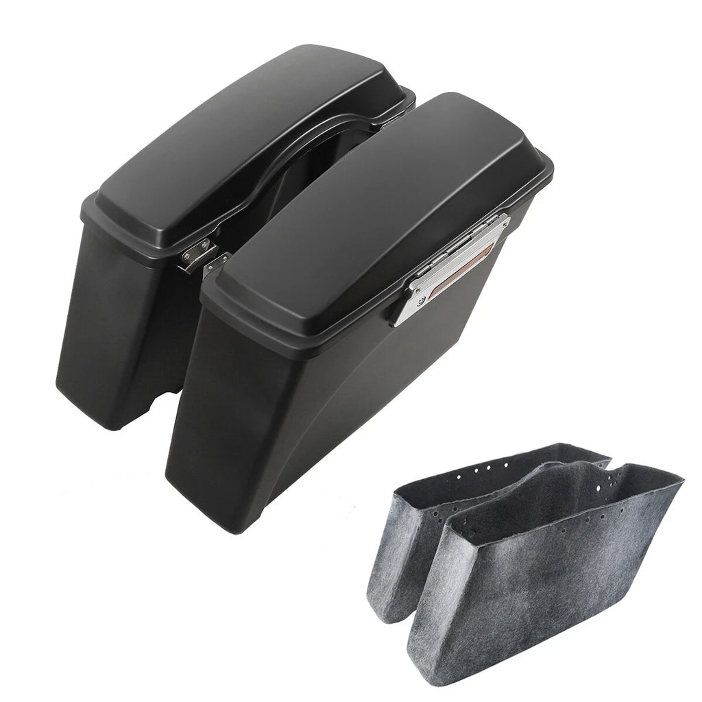 Saddlebags w/ Latch Keys for Harley Touring Road King Glide (1994–2013)