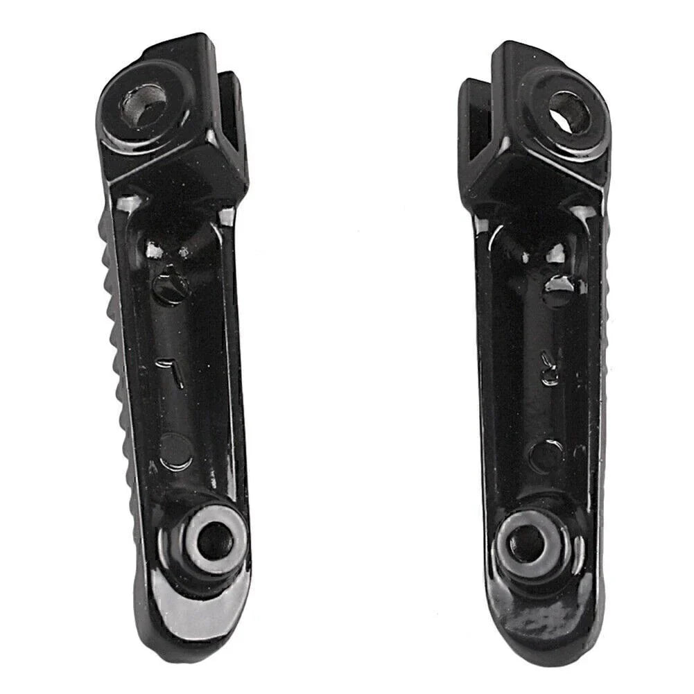 Front Foot Pegs Footrests for Yamaha YZF R6S (2003-2009) - Black