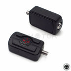 2 Black Skull Style Toe Heal Shift Peg Set for Harley
