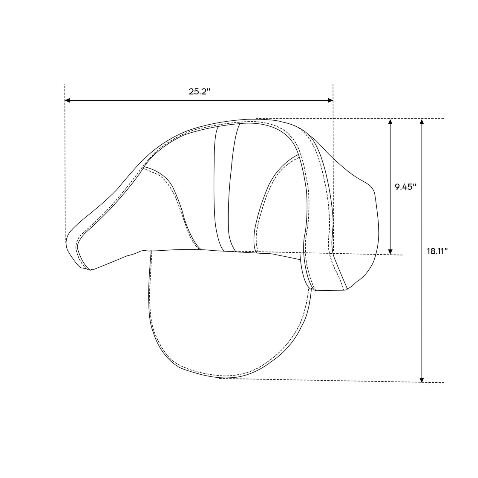Backrest for Harley Touring Road King (1997–2013)