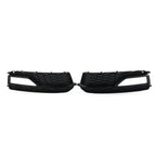 2X Front Bumper Honeycomb Fog Light Grille Cover for Audi A5 S5 (2013–2017)