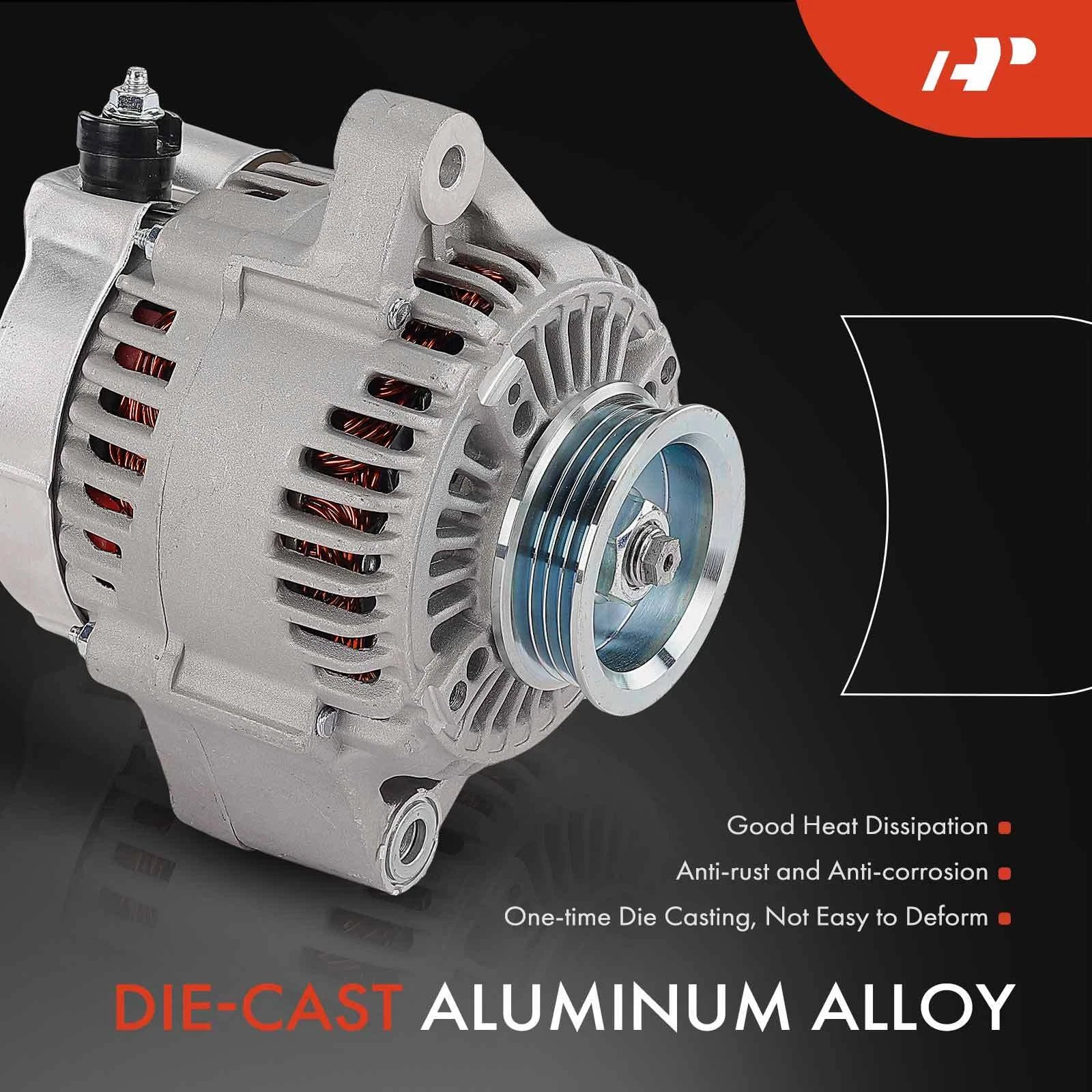Alternator for Honda Civic Si, Civic del Sol (1996–2000) 1.6L