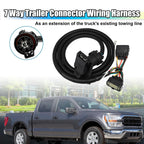 7 Pin Trailer Wiring Connector Harness T-Connector for Ford F-150 (2015–2020)